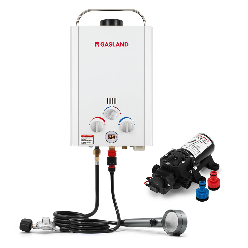 GASLAND GASLAND Tankless Propane Water Heater - 1.58GPM 8L White