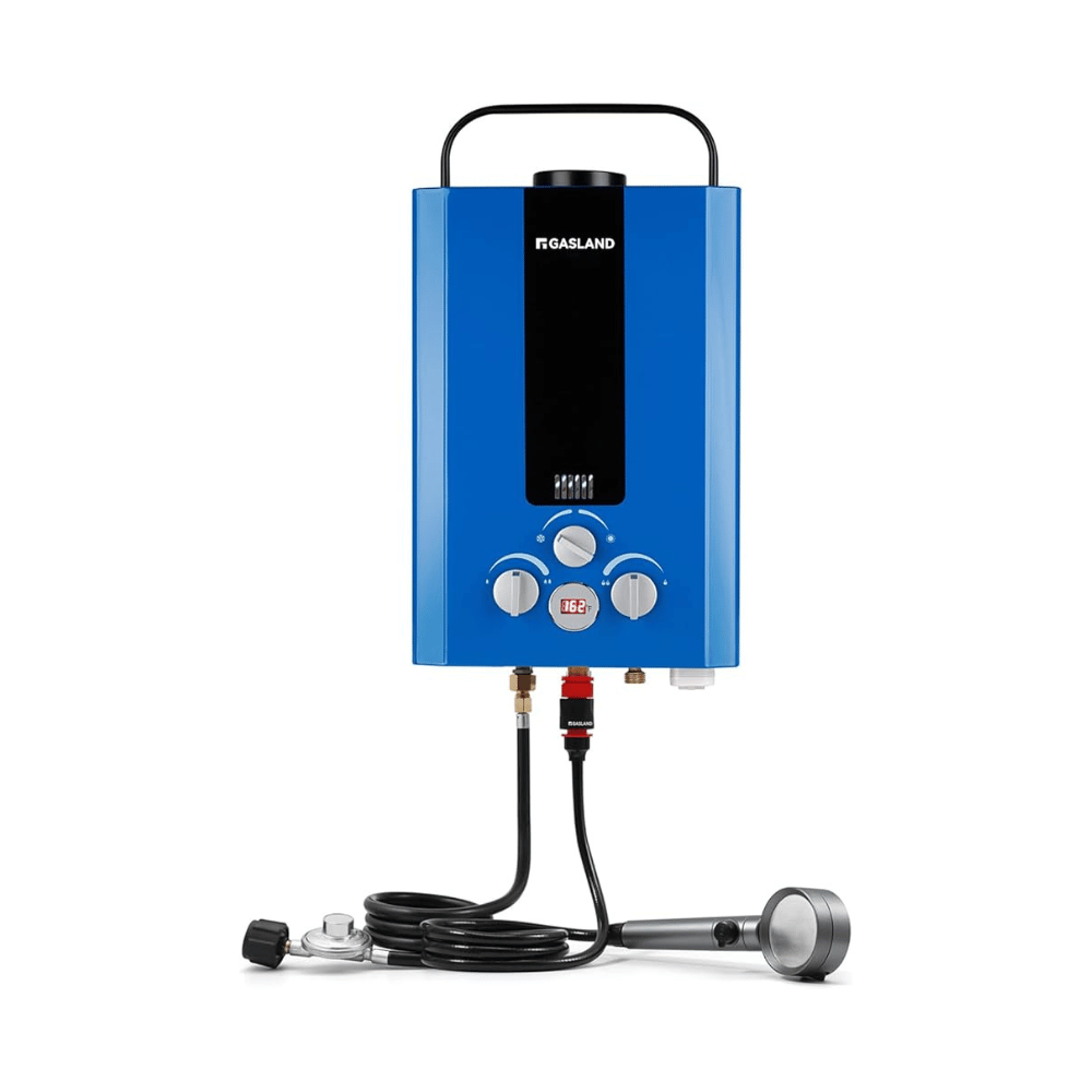 GASLAND Portable Propane Tankless Water Heater - 1.58GPM 6L Digital Screen