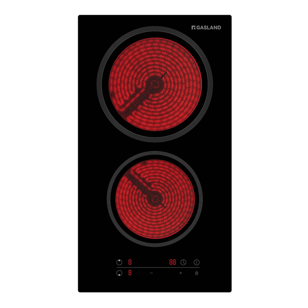 GASLAND GASLAND 30cm 2 Burner Electric Ceramic Cooktop - 3000W Sensor Touch Control