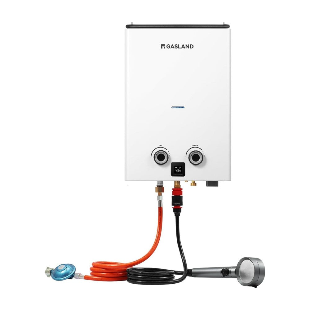 GASLAND Goshower Series 10L Tankless Gas Durchlauferhitzer - 50mbar