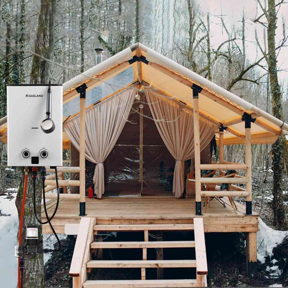 GASLAND Goshower Series 10L Tankless Gas Durchlauferhitzer - 50mbar