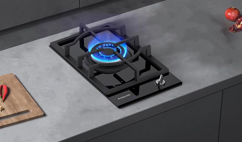 GASLAND 30CM Single Burner Black Tempered Glass Tri-ring Gas Cooktop-GH12BFN-GASLAND Chef