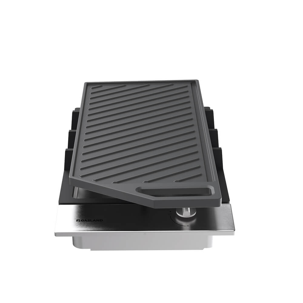 GASLAND GASLAND 30cm Stainless Steel Single Burner Gas Cooktop With Griddle