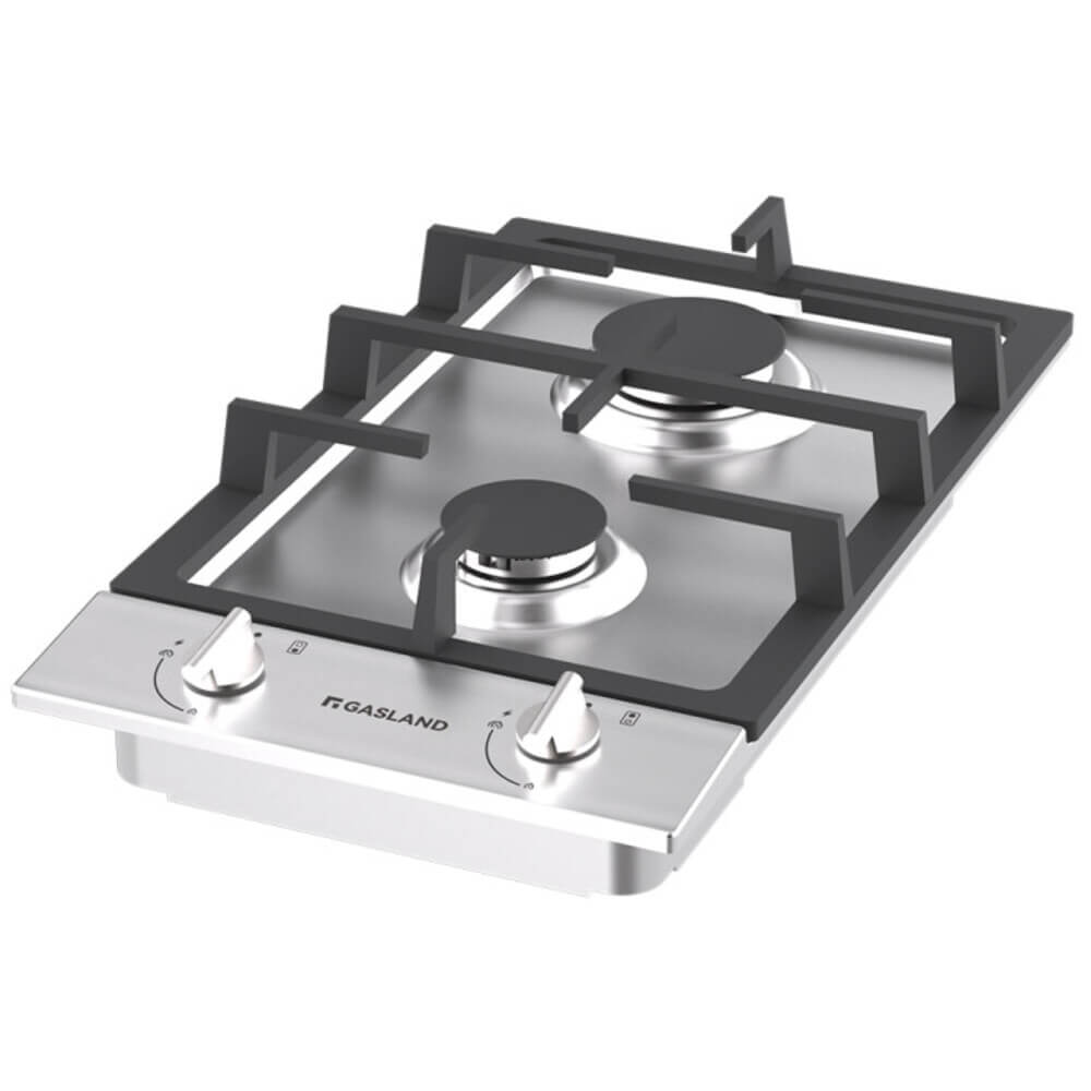 GASLAND GASLAND 30cm 2 Burner Stainless Steel Gas Cooktop