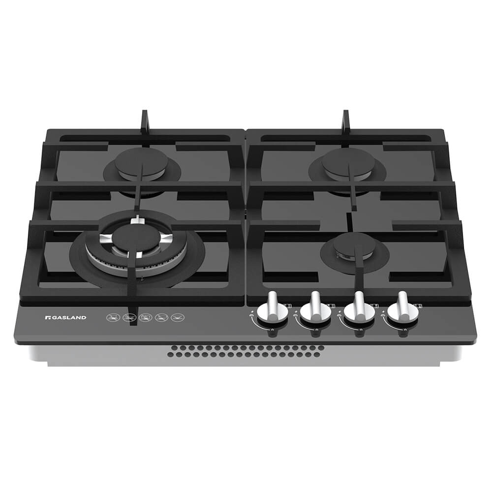 GASLAND GASLAND 60cm 4 Burner Black Tempered Glass Tri-ring Gas Cooktop