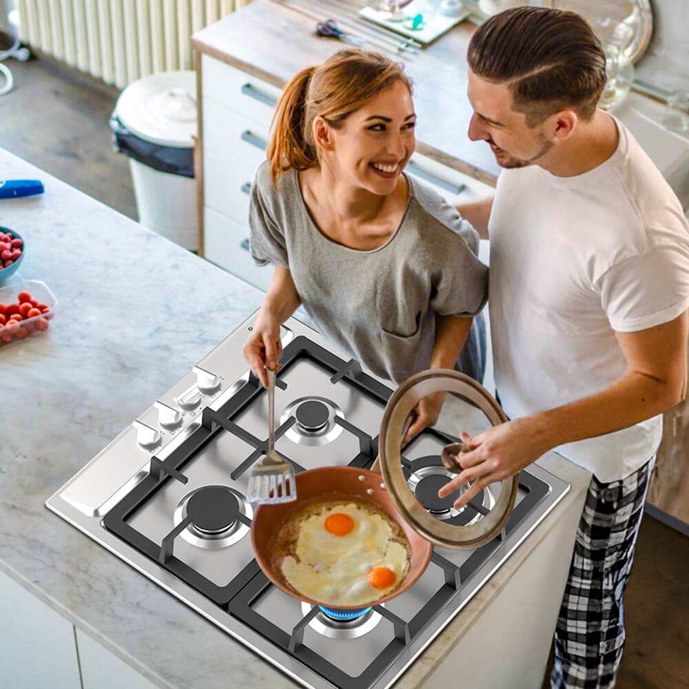 GASLAND GASLAND 60cm 4 Burner Stainless Steel Tri-ring Gas Cooktop