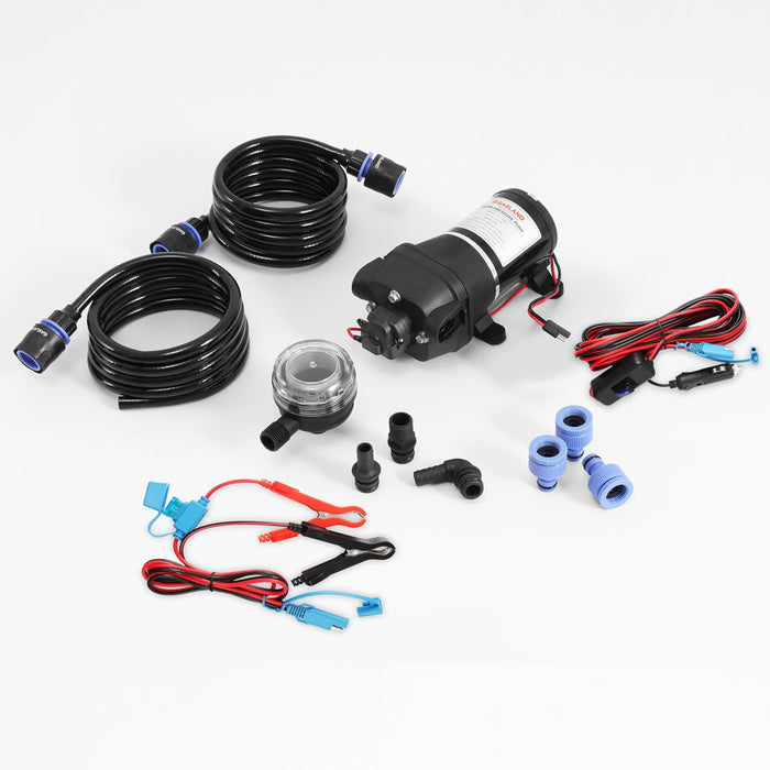 GASLAND 12V DC Wasserpumpen-Kit mit 12,5 Litern pro Minute und 2,8 Bar