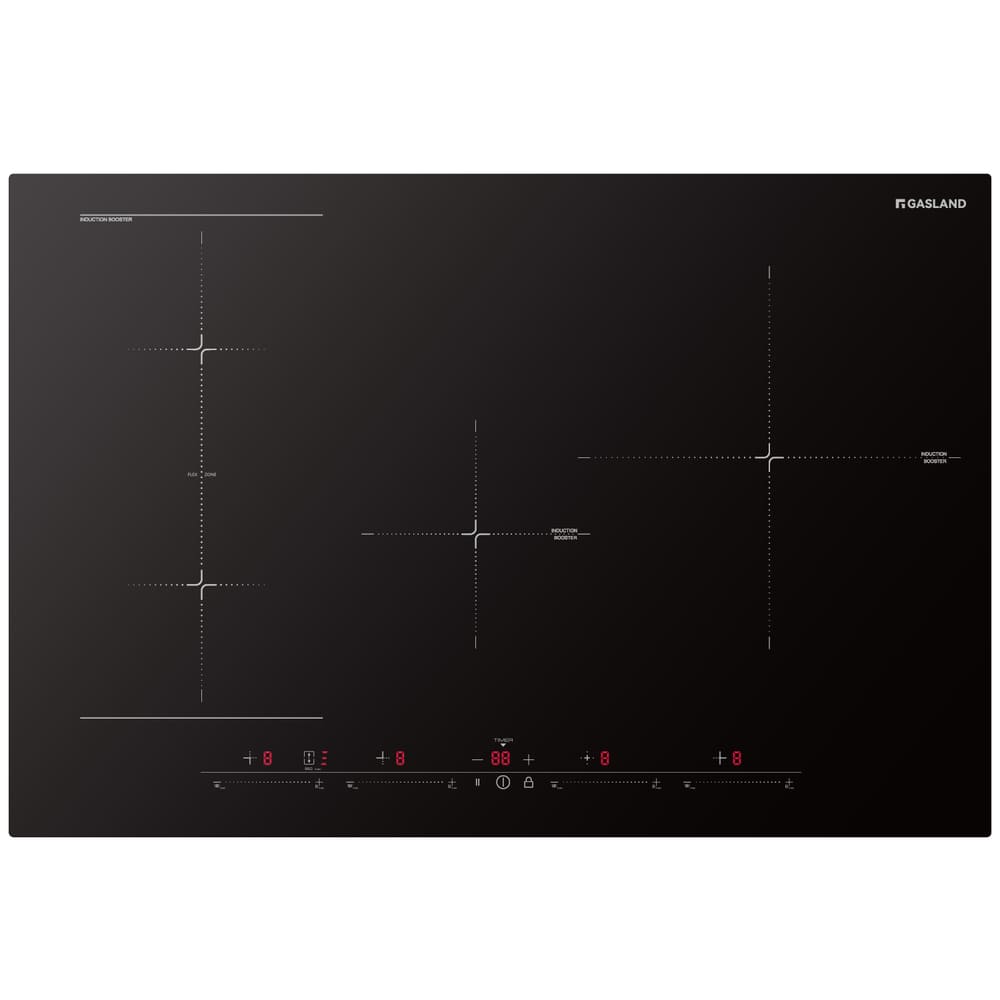 GASLAND GASLAND 77cm 4 Burner Bridge Element Induction Cooktop with Griddle