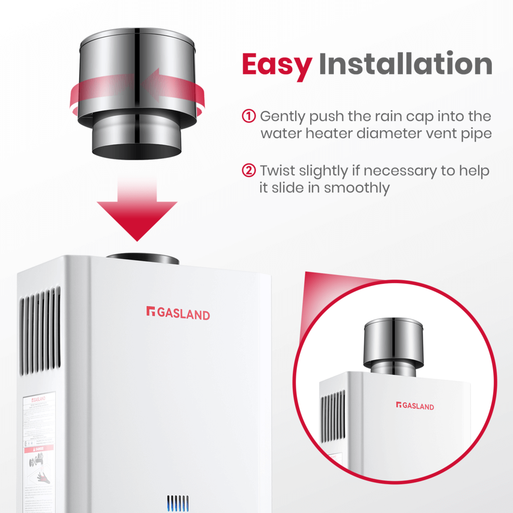 GASLAND GASLAND 110 mm Rain Cap For GASLAND 10L Water Heater