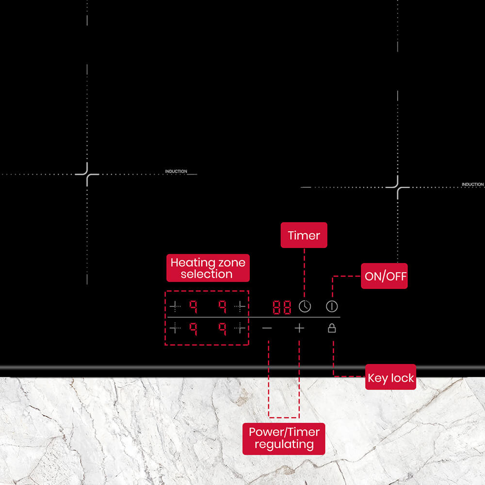GASLAND Chef 60cm 4 Burner Touch Control Induction Cooktop-IH60BF-GASLAND Chef
