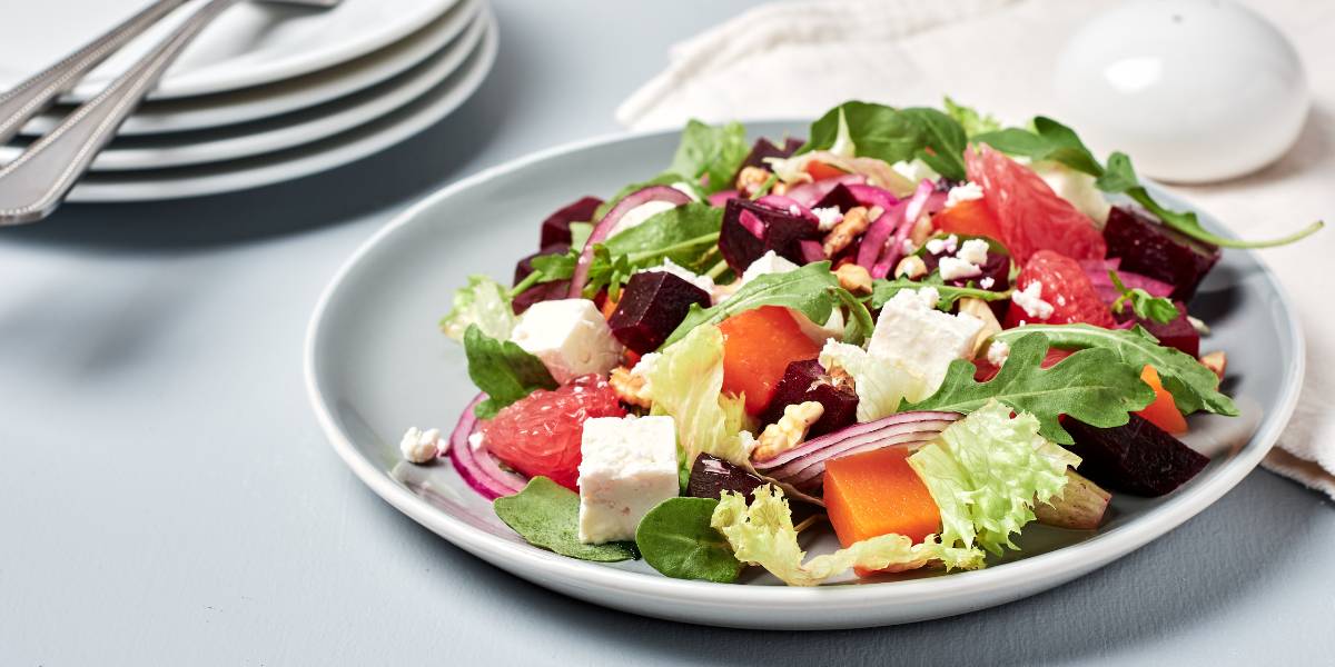 Grapefruit & Goat Cheese Fennel Salad