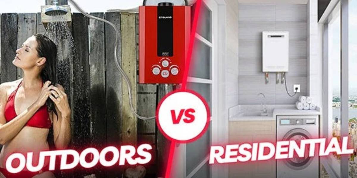 Residential vs. Outdoor Water Heater