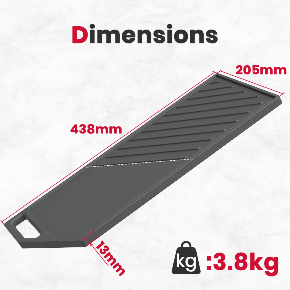 GASLAND GASLAND 2-in-1 Reversible Cast Iron Grill/Griddle For Gas Cooktop