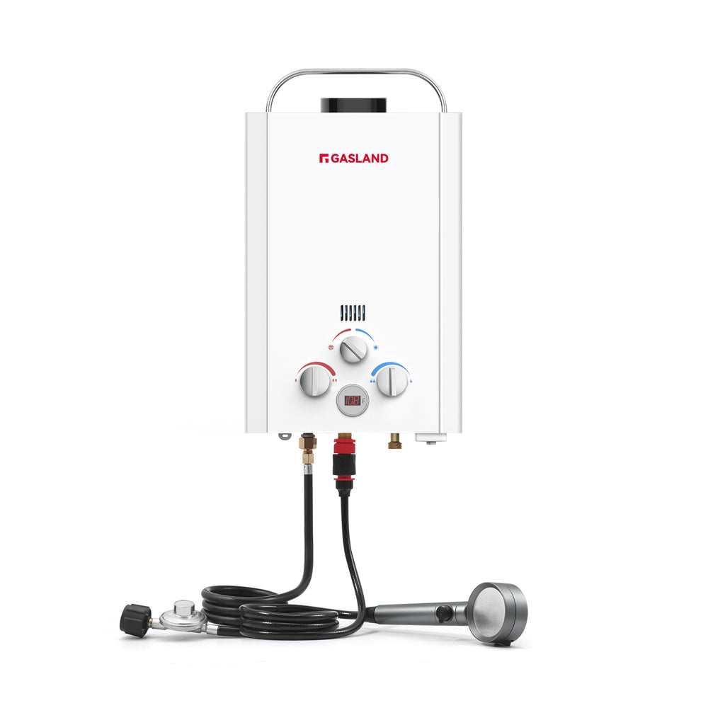 GASLAND Portable Propane Tankless Water Heater - 1.58GPM 6L Digital Screen