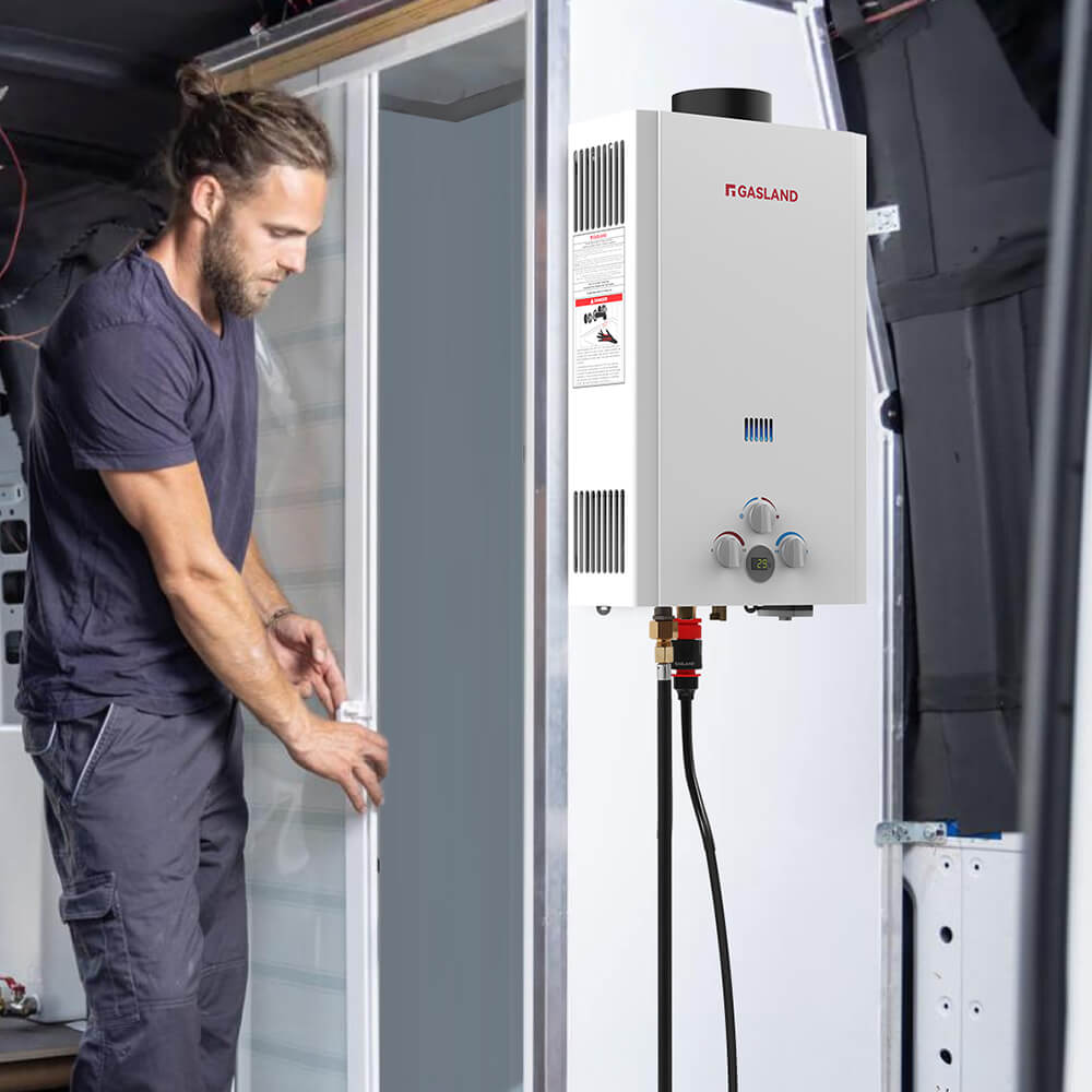 GASLAND GASLAND Tankless Propane Water Heater - 10L White