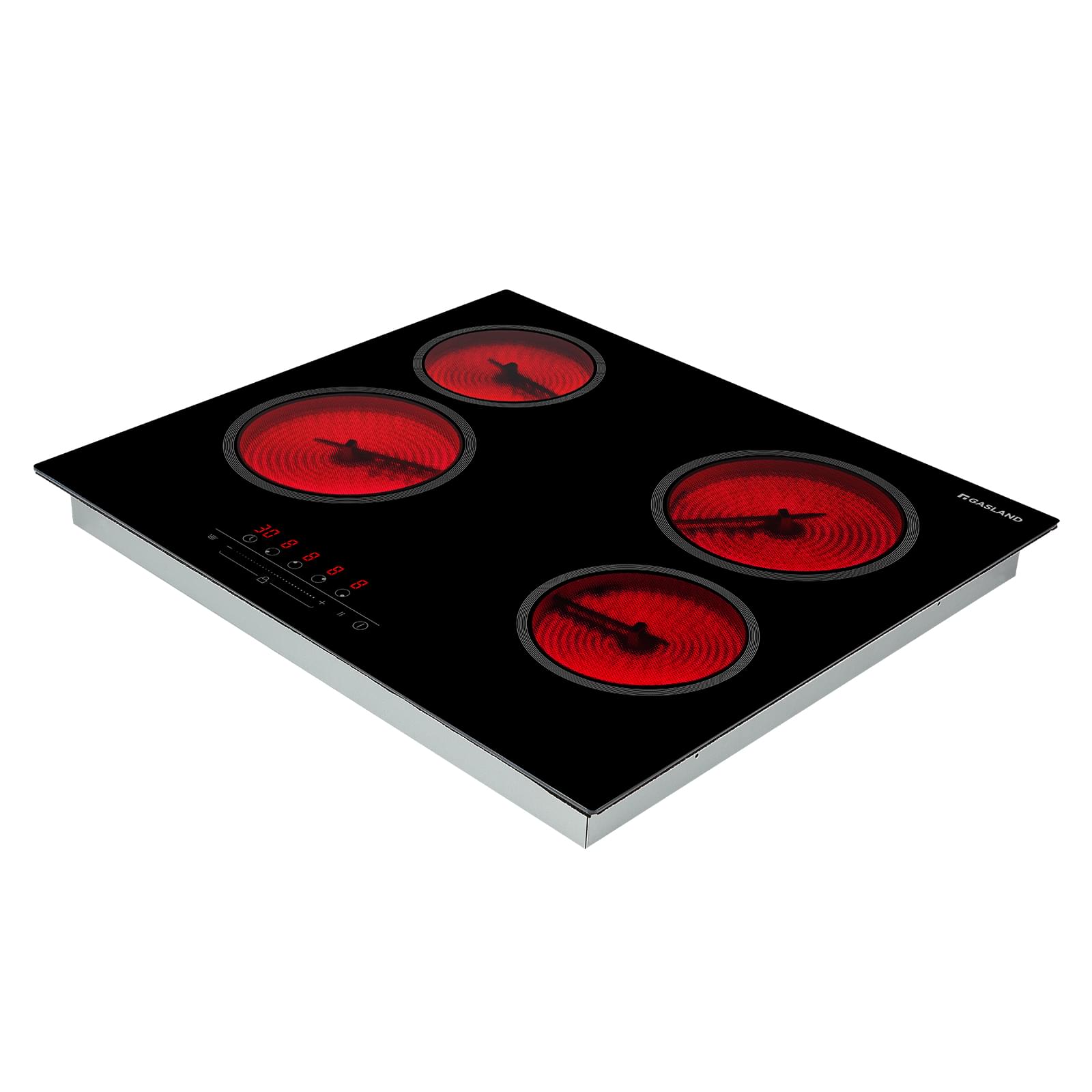 GASLAND 60cm 4 Burner 6000W Built-in Glass Electric Ceramic Cooktop-CH60BFN-GASLAND Chef