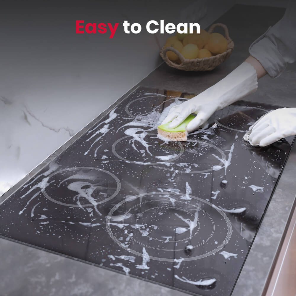 GASLAND GASLAND 90cm 5 Burner Ceramic Electric Cooktop - Triple Ring 8500W Sensor Touch Control