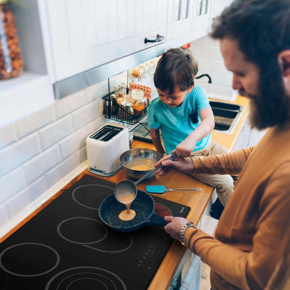 GASLAND GASLAND 90cm 5 Burner Electric Ceramic Cooktop - 8500W Sensor Touch Control