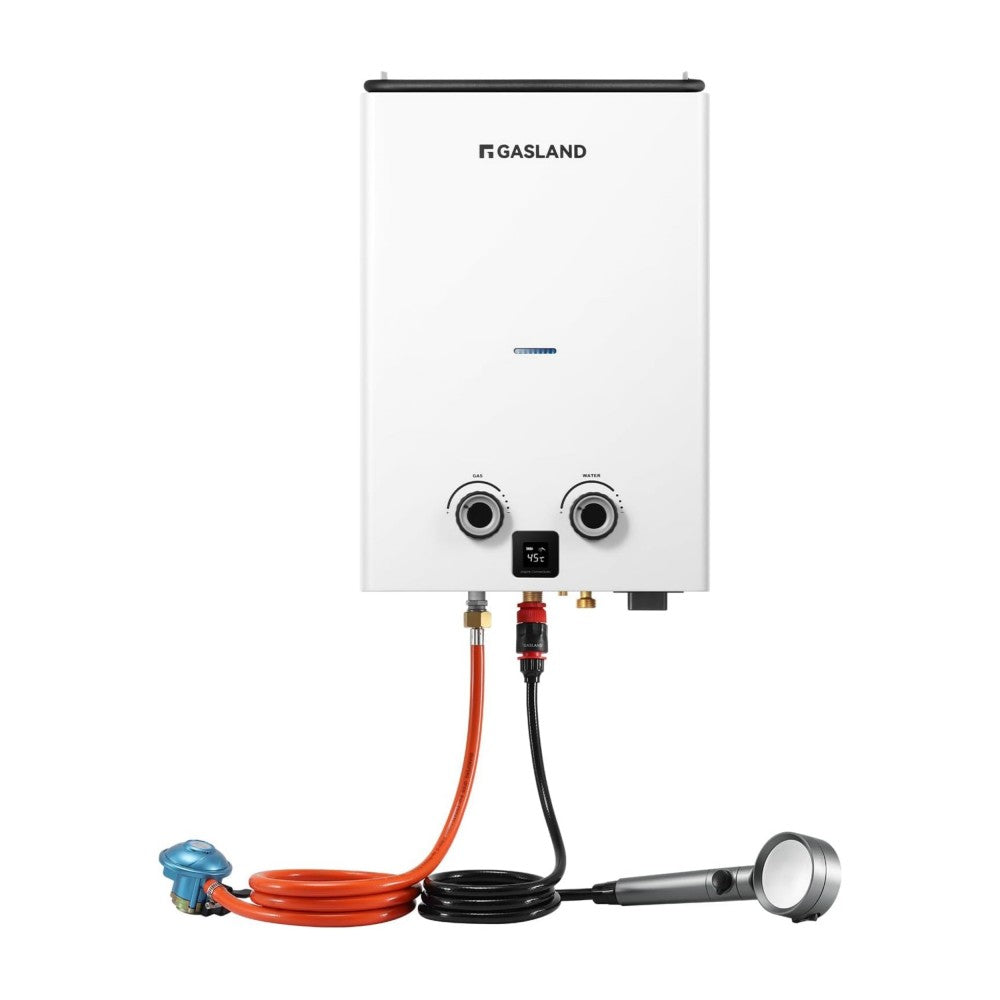 GASLAND Goshower Series 10L Tankless Gas Durchlauferhitzer - 50mbar