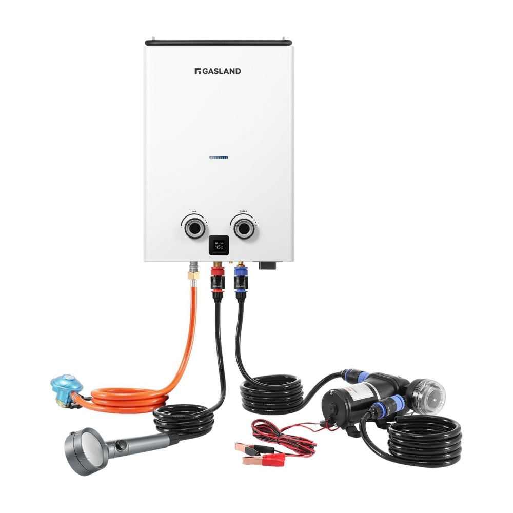 GASLAND Goshower Series 10L Tankless Gas Durchlauferhitzer - 50mbar