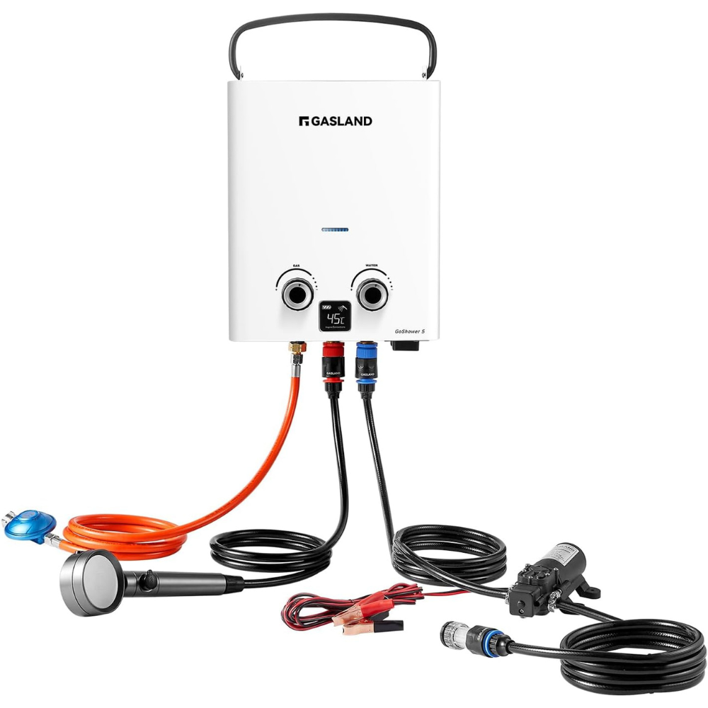 Premium 5L Propangas-Durchlauferhitzer – 50 mbar