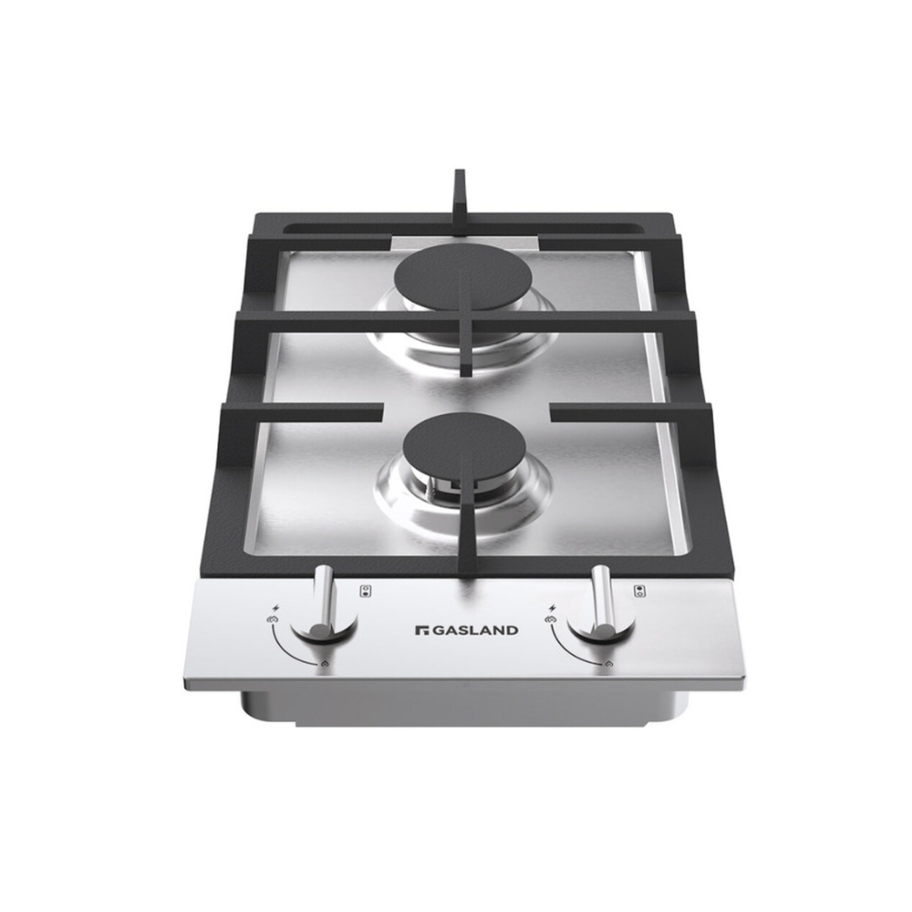 GASLAND GASLAND 30cm 2 Burner Stainless Steel Gas Cooktop