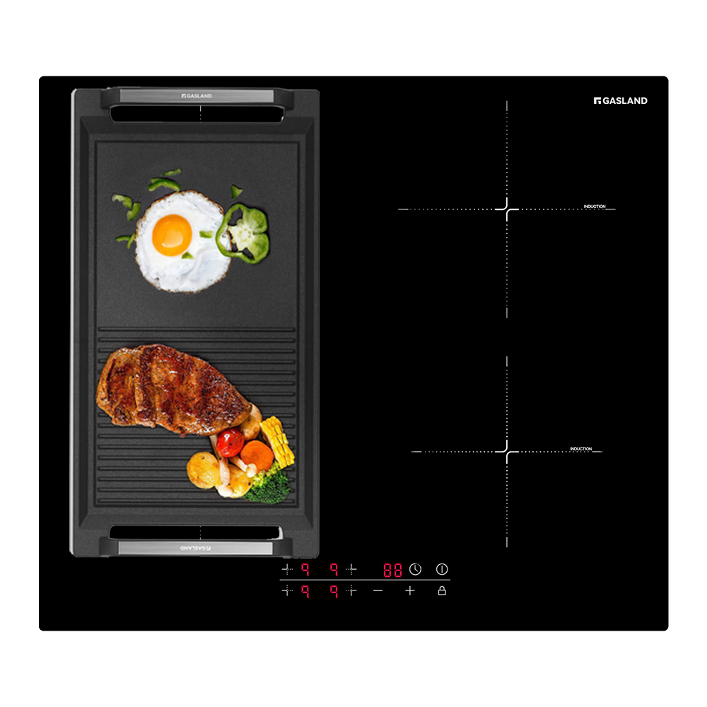 GASLAND GASLAND 60cm 4 Burner Touch Control Induction Cooktop with Griddle