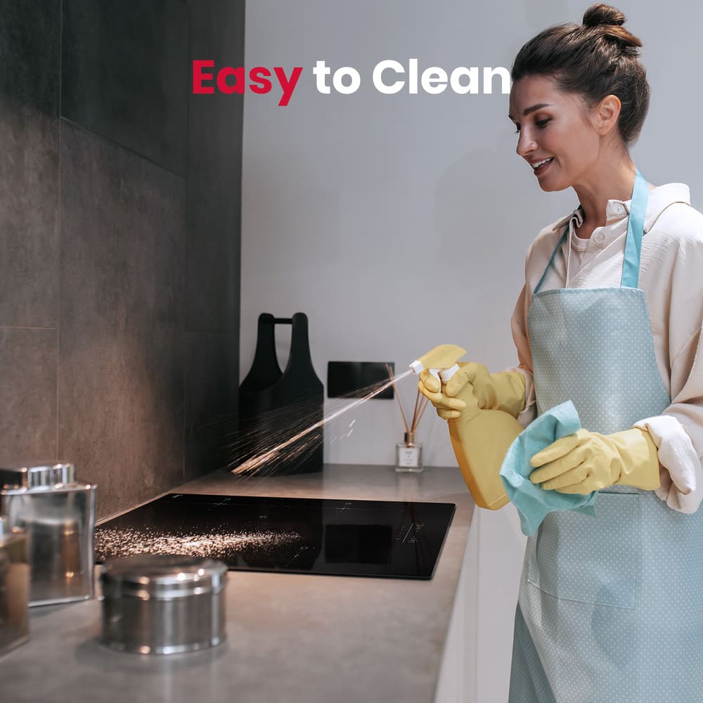 GASLAND GASLAND 77cm 4 Burner Bridge Element Induction Cooktop with Griddle