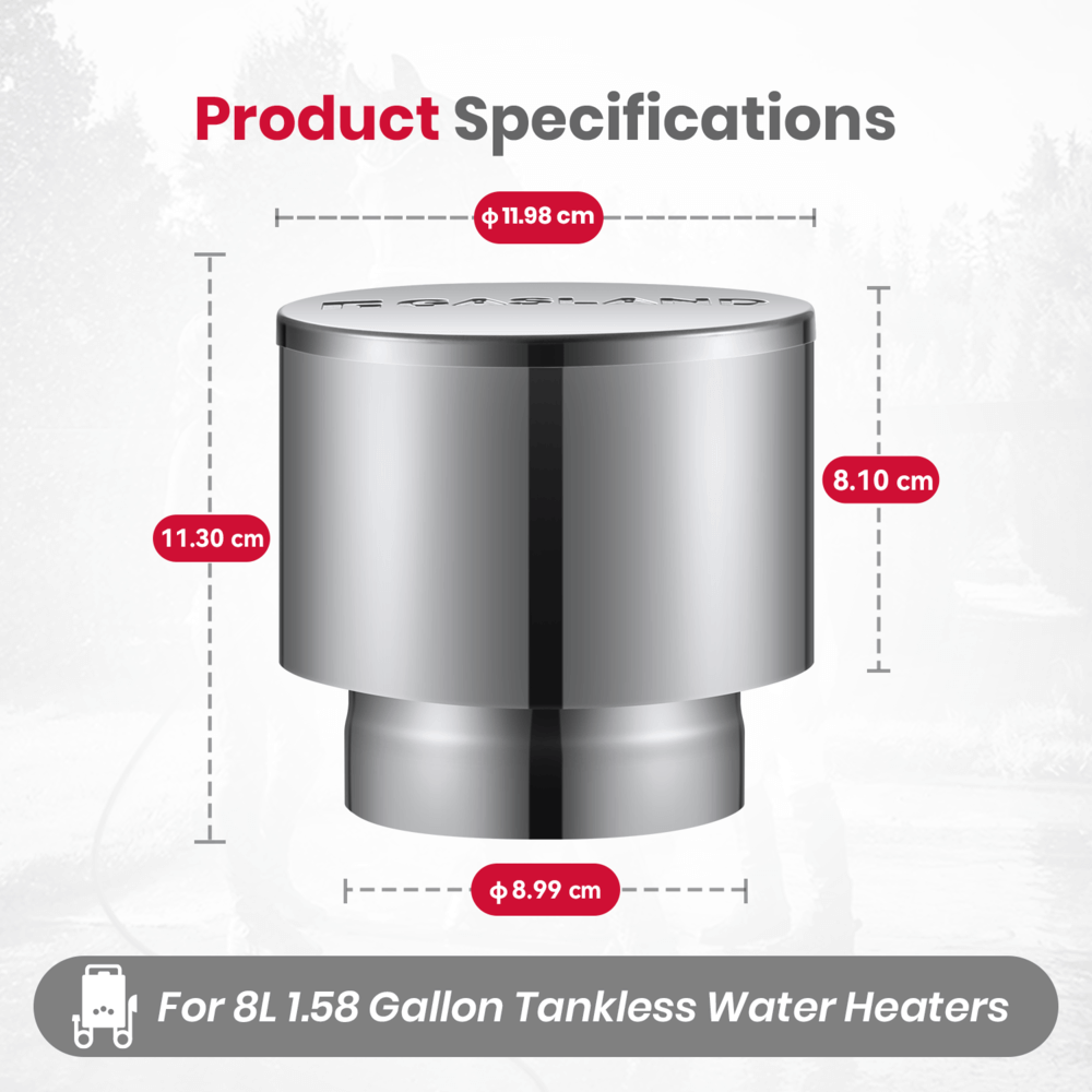GASLAND GASLAND 90mm Rain Cap For GASLAND 8L Water Heater