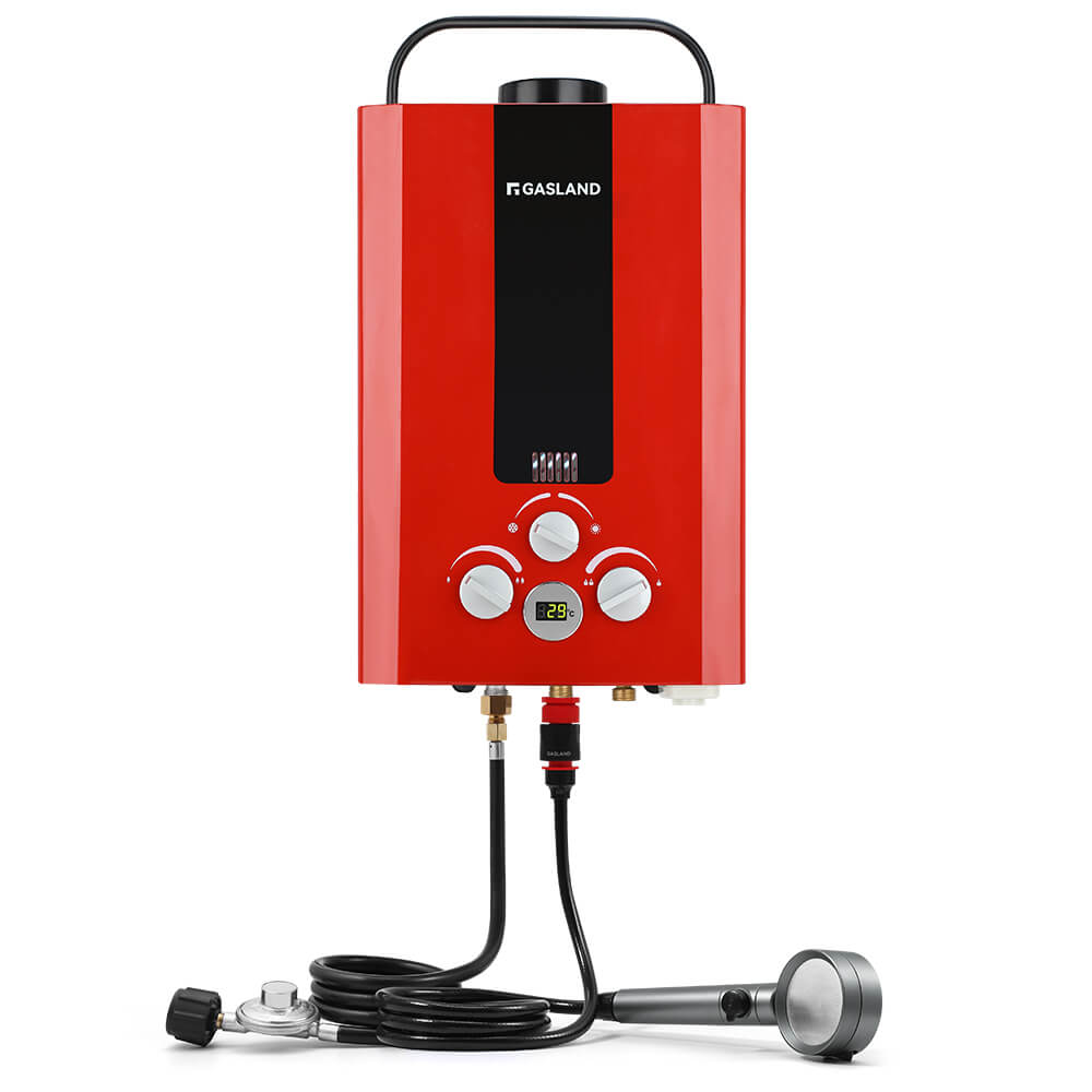 GASLAND GASLAND Tankless Propane Water Heater - 1.58GPM 8L Red