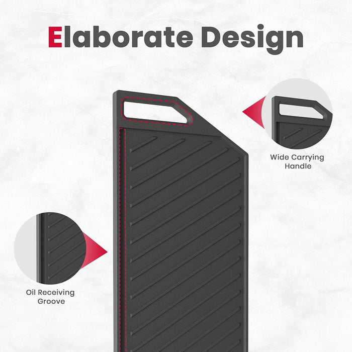 GASLAND GASLAND 2-in-1 Reversible Cast Iron Grill/Griddle For Gas Cooktop